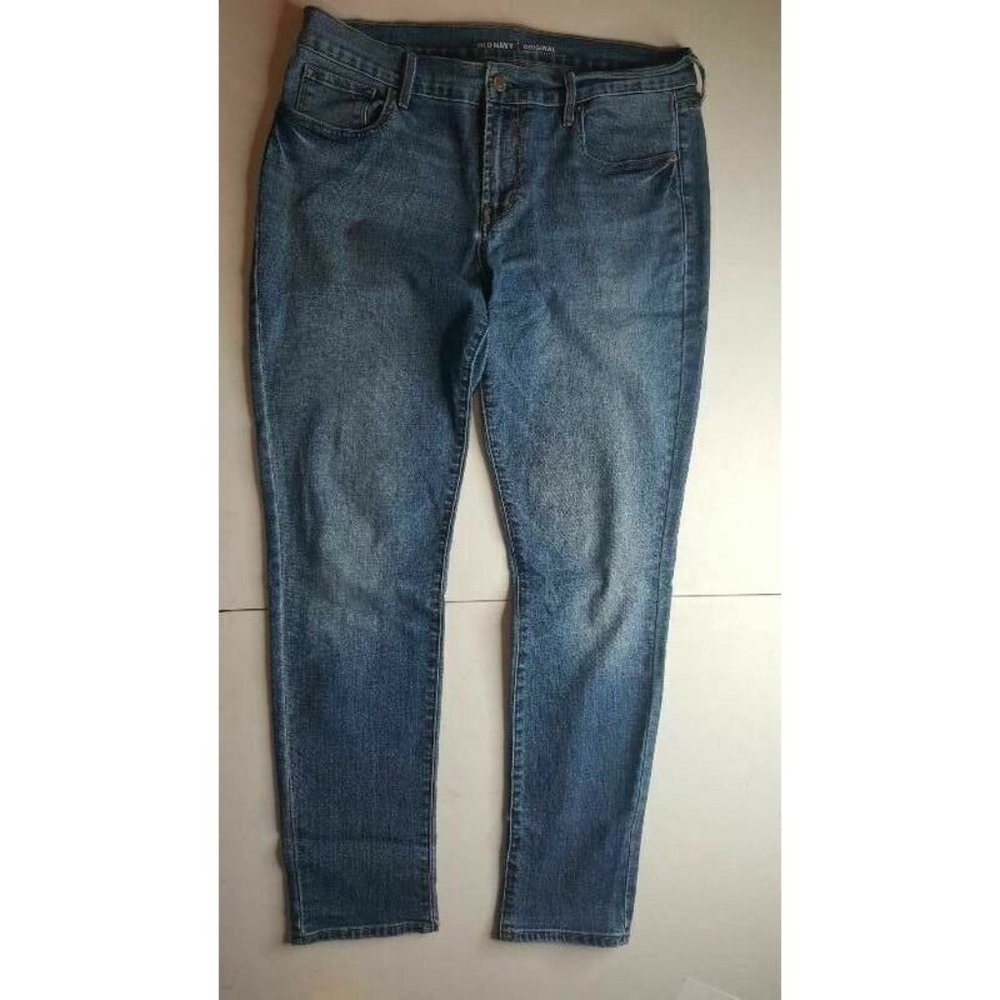 Old Navy Womens Original Mid Rise Size 12 Regular Denim Stretch Blue Jeans